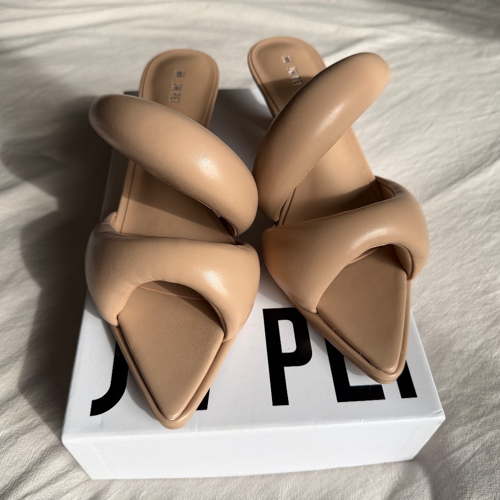 JW PEI Sara Mule Heeled Sandals